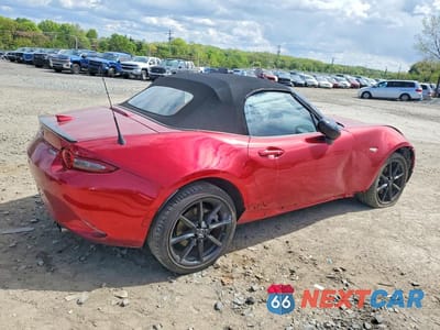 Trzecie zdjęcie samochodu z tyłu: 2022 MAZDA MX-5 MIATA CLUB VIN:JM1NDAC77N0505582 - miniatura