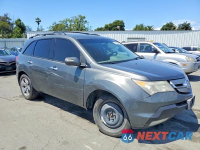 Czwarte zdjęcie samochodu z boku: 2007 ACURA MDX SPORT VIN:2HNYD28577H524555 - miniatura