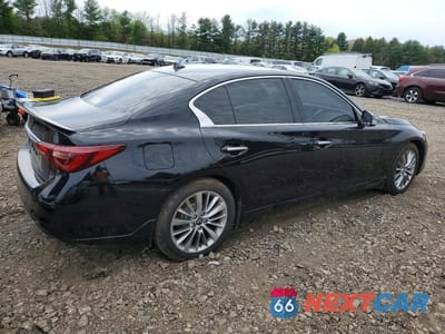 Trzecie zdjęcie samochodu z tyłu: 2019 INFINITI Q50 3.0T LUXE VIN:JN1EV7AR0KM594181 - miniatura
