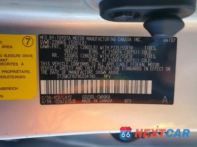 Zdjęcie 13 z 13 samochodu: 2008 LEXUS RX 350 VIN:2T2GK31U78C034140 - miniatura