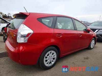 Trzecie zdjęcie samochodu z tyłu: 2012 TOYOTA PRIUS V THREE VIN:JTDZN3EU5C3066276 - miniatura