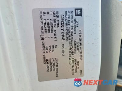 Zdjęcie 12 z 12 samochodu: 2009 CHEVROLET EXPRESS 2500 UTILITY / SERVICE VAN VIN:1GCGG25C791159145 - miniatura