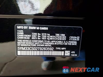Zdjęcie 14 z 14 samochodu: 2026 BMW XM LABEL VIN:5YM33CS02T9283592 - miniatura