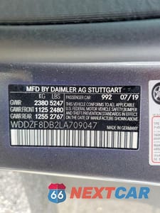 Zdjęcie 12 z 12 samochodu: 2020 MERCEDES-BENZ E 350 VIN:WDDZF8DB2LA709047 - miniatura