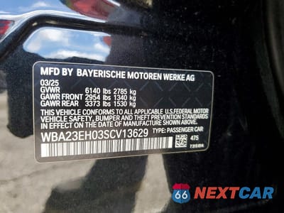 Zdjęcie 12 z 12 samochodu: 2025 BMW 740 I VIN:WBA23EH03SCV13629 - miniatura