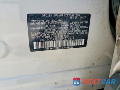 Zdjęcie 13 z 13 samochodu: 2024 SUBARU FORESTER VIN:JF2SKALC7RH429974 - miniatura