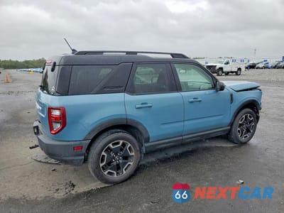 Trzecie zdjęcie samochodu z tyłu: 2021 FORD BRONCO SPORT OUTER BANKS VIN:3FMCR9C69MRB03040 - miniatura