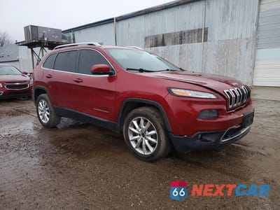 Czwarte zdjęcie samochodu z boku: 2016 JEEP CHEROKEE LIMITED VIN:1C4PJMDS5GW221227 - miniatura