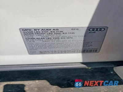 Zdjęcie 13 z 13 samochodu: 2018 AUDI Q3 PREMIUM VIN:WA1BCCFS6JR030041 - miniatura