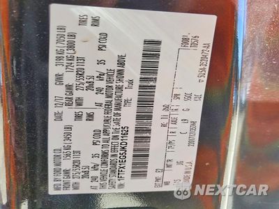 Zdjęcie 12 z 12 samochodu: 2018 FORD F150 SUPER CAB VIN:1FTFX1EG5JKD11625 - miniatura