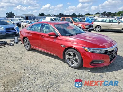 Czwarte zdjęcie samochodu z boku: 2018 HONDA ACCORD EXL VIN:1HGCV1F6XJA066505 - miniatura