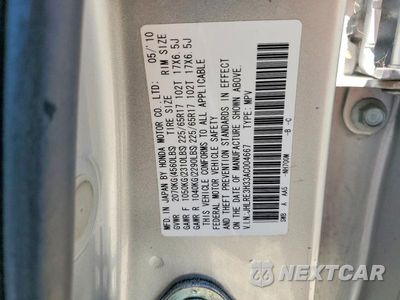 Zdjęcie 13 z 13 samochodu: 2010 HONDA CR-V LX VIN:JHLRE3H33AC004667 - miniatura