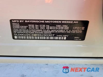 Zdjęcie 14 z 14 samochodu: 2017 BMW X6 XDRIVE35I VIN:5UXKU2C33H0U30307 - miniatura
