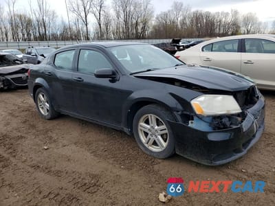 Czwarte zdjęcie samochodu z boku: 2012 DODGE AVENGER SXT VIN:1C3CDZCB4CN207148 - miniatura