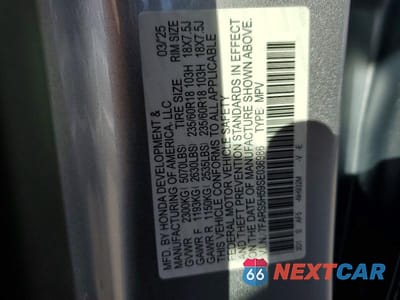 Zdjęcie 13 z 13 samochodu: 2025 HONDA CR-V SPORT VIN:7FARS5H59SE036986 - miniatura