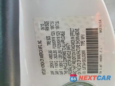 Zdjęcie 13 z 13 samochodu: 2016 ACURA RDX VIN:5J8TB4H39GL002806 - miniatura