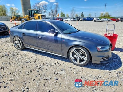 Czwarte zdjęcie samochodu z boku: 2016 AUDI S4 PREMIUM PLUS VIN:WAUBGAFL2GA002409 - miniatura