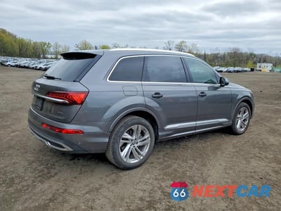 Trzecie zdjęcie samochodu z tyłu: 2021 AUDI Q7 PREMIUM PLUS VIN:WA1LJAF72MD011840 - miniatura