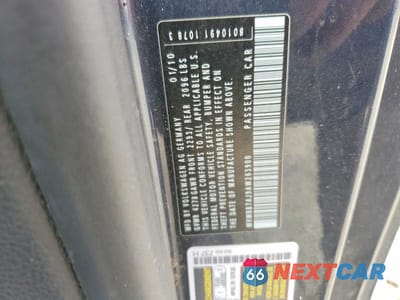 Zdjęcie 12 z 12 samochodu: 2010 VOLKSWAGEN GOLF VIN:WVWBB7AJ9AW263900 - miniatura