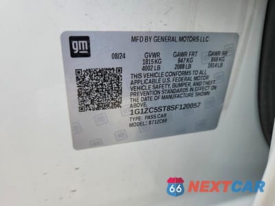 Zdjęcie 12 z 12 samochodu: 2025 CHEVROLET MALIBU LS VIN:1G1ZC5ST8SF120057 - miniatura