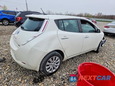 Trzecie zdjęcie samochodu z tyłu: 2017 NISSAN LEAF S VIN:1N4BZ0CP4HC302222 - miniatura