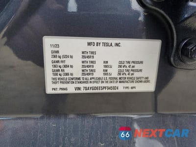 Zdjęcie 14 z 14 samochodu: 2023 TESLA MODEL Y VIN:7SAYGDEE5PF945924 - miniatura