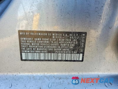 Zdjęcie 12 z 12 samochodu: 2022 VOLKSWAGEN JETTA SPORT VIN:3VWBM7BU1NM018482 - miniatura
