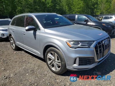 Czwarte zdjęcie samochodu z boku: 2021 AUDI Q7 VIN:WA1LJAF78MD036158 - miniatura