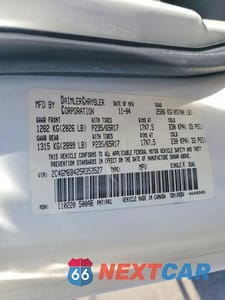 Zdjęcie 13 z 13 samochodu: 2005 CHRYSLER PACIFICA TOURING VIN:2C4GM68425R353527 - miniatura