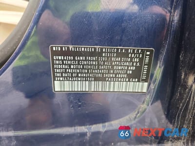 Zdjęcie 12 z 12 samochodu: 2014 VOLKSWAGEN JETTA TDI VIN:3VWLL7AJ0EM361508 - miniatura