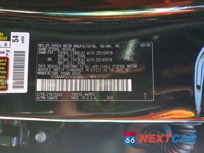 Zdjęcie 13 z 13 samochodu: 2026 TOYOTA GRAND HIGHLANDER XLE VIN:5TDAAAA56TS042904 - miniatura