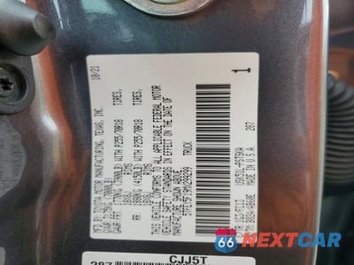 Zdjęcie 12 z 12 samochodu: 2021 TOYOTA TUNDRA CREWMAX SR5 VIN:5TFEY5F19MX299299 - miniatura