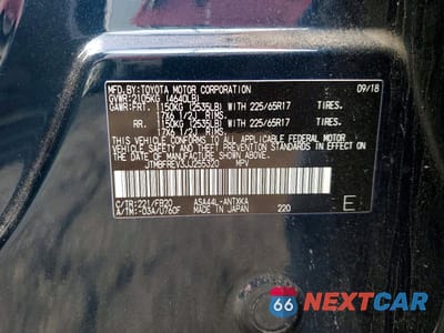 Zdjęcie 12 z 12 samochodu: 2018 TOYOTA RAV4 LE VIN:JTMBFREV3JJ255320 - miniatura