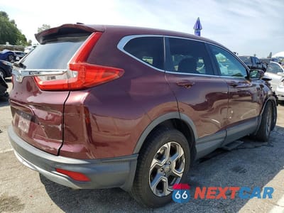 Trzecie zdjęcie samochodu z tyłu: 2019 HONDA CR-V EX VIN:5J6RW1H59KL001641 - miniatura