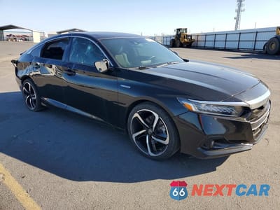 Czwarte zdjęcie samochodu z boku: 2022 HONDA ACCORD HYBRID SPORT VIN:1HGCV3F23NA012316 - miniatura