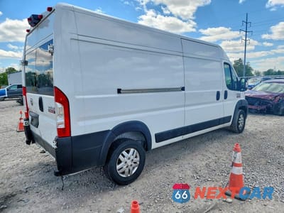 Trzecie zdjęcie samochodu z tyłu: 2021 RAM PROMASTER - DELIVERY VAN VIN:3C6LRVDG6ME528296 - miniatura