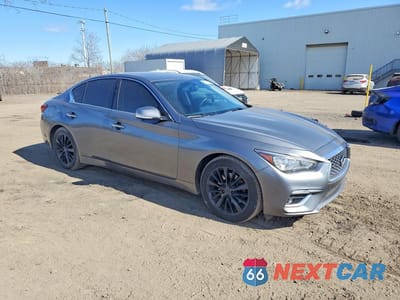 Czwarte zdjęcie samochodu z boku: 2022 INFINITI Q50 LUXE VIN:JN1EV7BR7NM341345 - miniatura