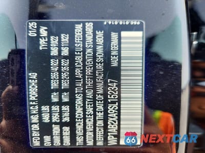 Zdjęcie 14 z 14 samochodu: 2025 PORSCHE MACAN 4S VIN:WP1AB2XA9SL152347 - miniatura