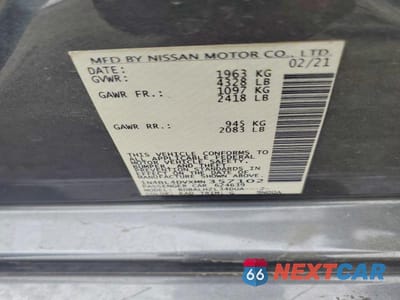 Zdjęcie 12 z 12 samochodu: 2021 NISSAN ALTIMA 2.5 SV VIN:1N4BL4DVXMN357102 - miniatura
