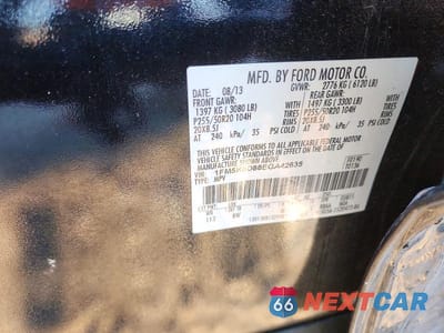 Zdjęcie 13 z 13 samochodu: 2014 FORD EXPLORER XLT VIN:1FM5K8D88EGA42635 - miniatura
