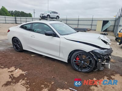 Czwarte zdjęcie samochodu z boku: 2022 BMW 430XI VIN:WBA73AP07NCJ80551 - miniatura