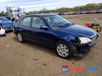Czwarte zdjęcie samochodu z boku: 2001 HONDA CIVIC EX VIN:2HGES26711H594029 - miniatura