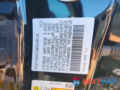 Zdjęcie 12 z 12 samochodu: 2021 ACURA TLX TECHNOLOGY VIN:19UUB5F49MA003502 - miniatura