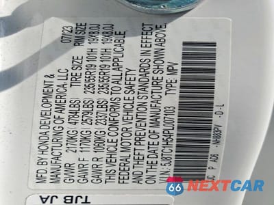 Zdjęcie 13 z 13 samochodu: 2023 ACURA RDX TECHNOLOGY VIN:5J8TC1H54PL007103 - miniatura