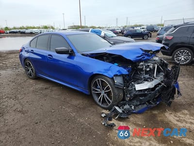 Czwarte zdjęcie samochodu z boku: 2021 BMW M340I VIN:3MW5U7J05M8B88072 - miniatura