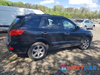 Trzecie zdjęcie samochodu z tyłu: 2009 HYUNDAI SANTA FE LIMITED VIN:5NMSH13E49H271896 - miniatura