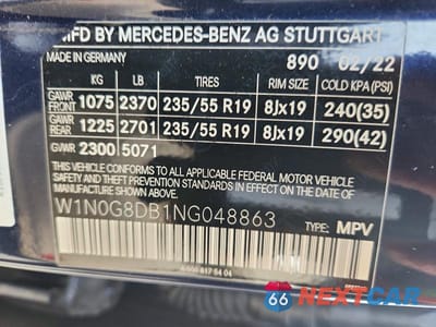 Zdjęcie 13 z 13 samochodu: 2022 MERCEDES-BENZ GLC 300 VIN:W1N0G8DB1NG048863 - miniatura