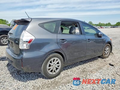Trzecie zdjęcie samochodu z tyłu: 2013 TOYOTA PRIUS V THREE VIN:JTDZN3EU1D3219477 - miniatura
