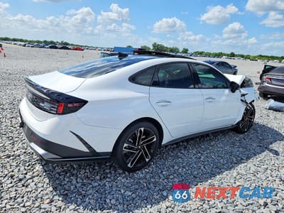 Trzecie zdjęcie samochodu z tyłu: 2025 HYUNDAI SONATA N LINE VIN:KMHL54JC0SA488809 - miniatura