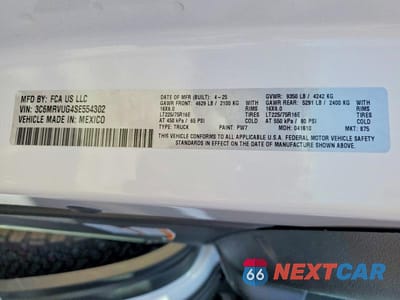 Zdjęcie 10 z 10 samochodu: 2026 RAM PROMASTER 3500 3500 HIGH VIN:3C6MRVUG4SE554302 - miniatura